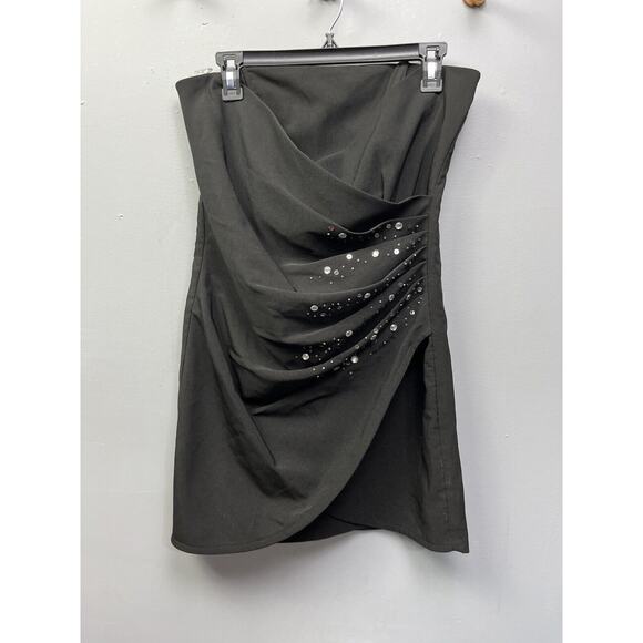Speechless Dress Womens‎ Size 11 Black Mini Strapless Sequined Party Prom NEW - Picture 1 of 7